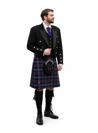 Prince Charlie Modern Kilt Outfit Package for Men