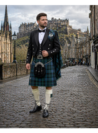 Prince Charlie Groom Kilt Outfit for Men – Luxury Wedding Edition