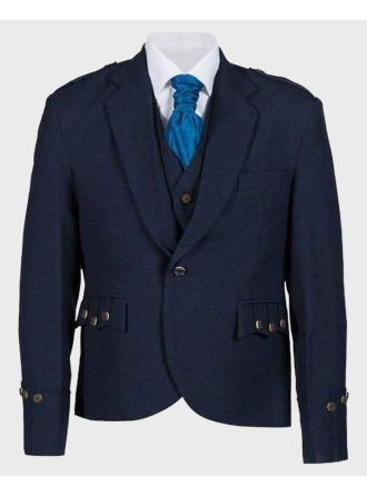 Argyle Tweed Kilt Jacket for Men