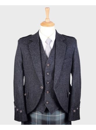 Argyll Tweed Jacket - Charcoal