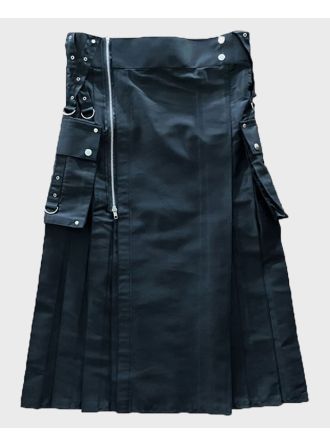 Black Utility Kilt