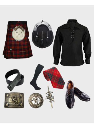 Cameron Tartan Kilt And Accessories Package