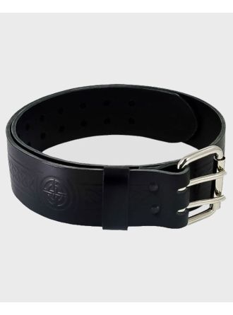 Celtic Knot Kilt Leather Belt Buckle with Buckle