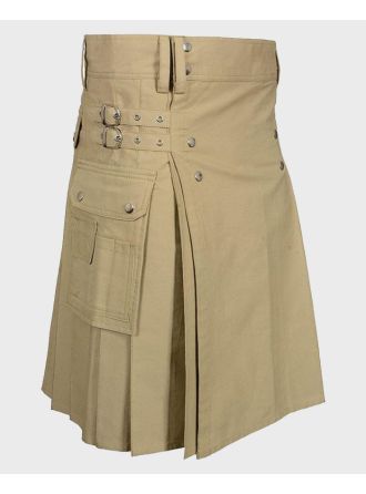 Clan Classic Indigo Utility Kilt with Cargo Pockets