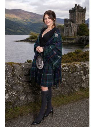 Stevenson Hunting Modern Wool Tartan Long Stole