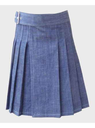 Decent Light Blue Denim Kilt ,,