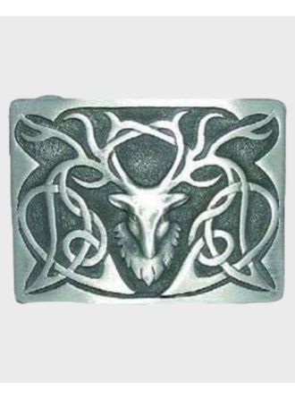 Enamel Stag Style Kilt Belt Buckle