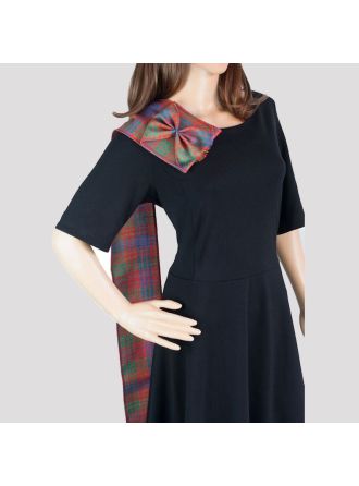 Women Mini Tartan Sash Scottish Wedding Dress