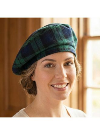 Black Watch Tartan Beret