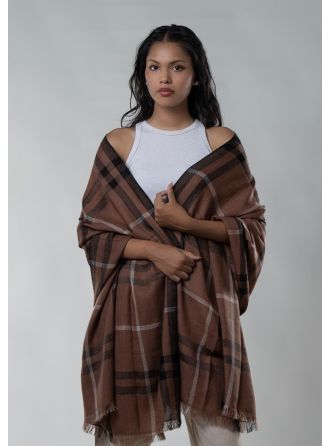 Exclusive Tartan Cashmere Stole