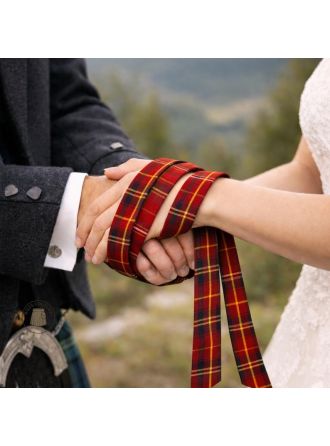 Handfasting Scarf Highlander Tartan wool
