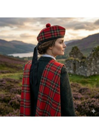 Royal Stewart Glengarry Hat