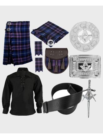 Pride Of Scotland Formal Kilt With Accessories Package Deal