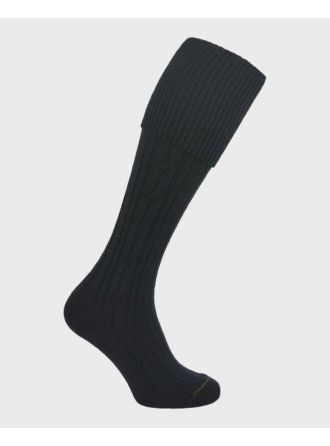 Scottish Black Kilt Socks-Hose