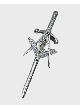 Scottish Highland Masonic Crest Kilt Pin