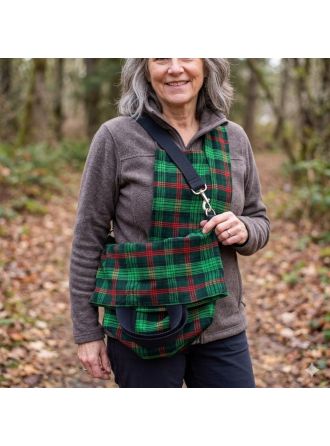 Homespun Tartan Messenger Bag