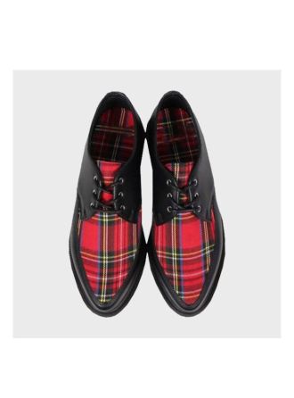 Morton Leather Tartan Shoes