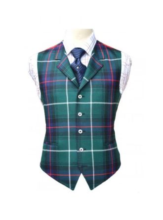 Scottish Traditional Mackenzie Tartan Kilt Vest